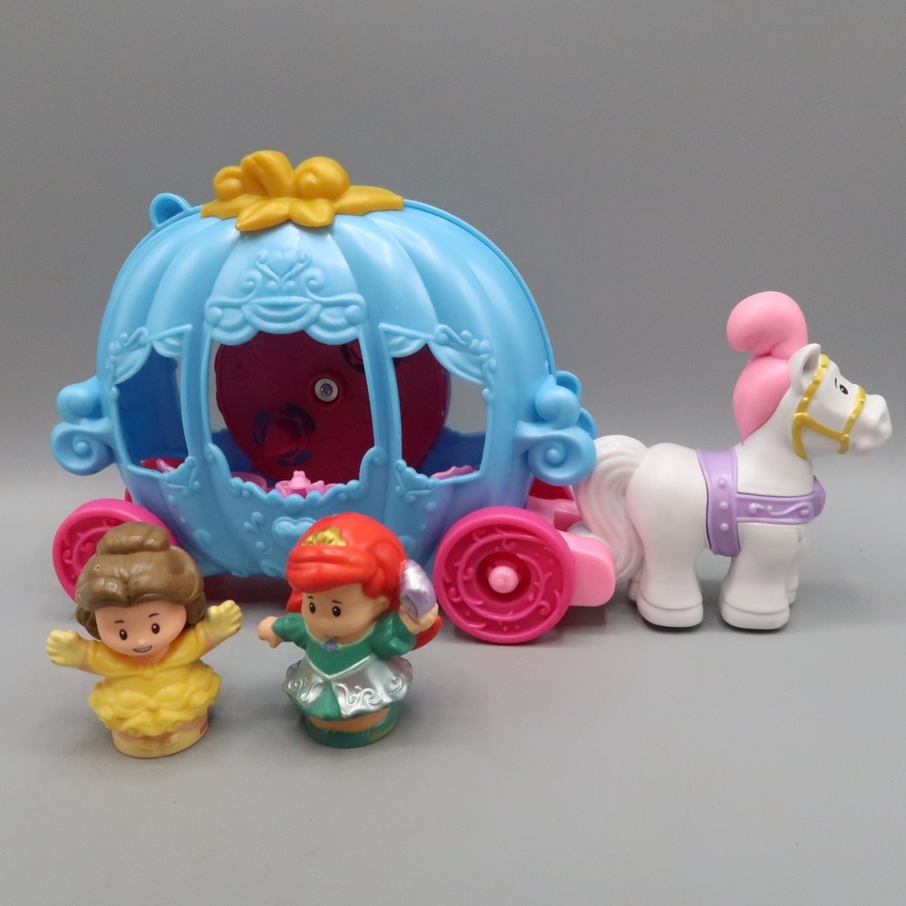 Fisher Price Little People Disney Princess Cinderella Horse Carriage and Figures
